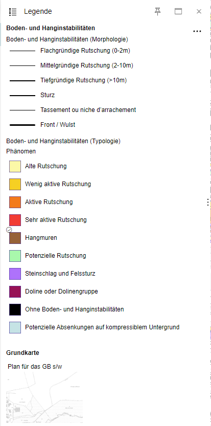 Legendenfenster