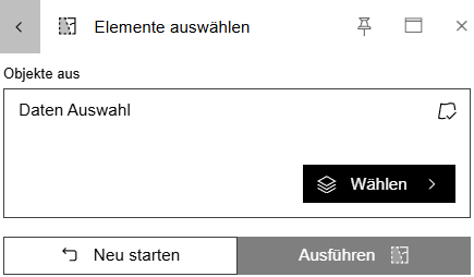 Elemente im Detail auswählen