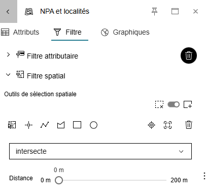Filtre spatial
