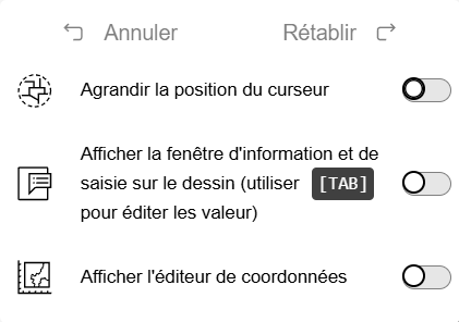 Option des croquis